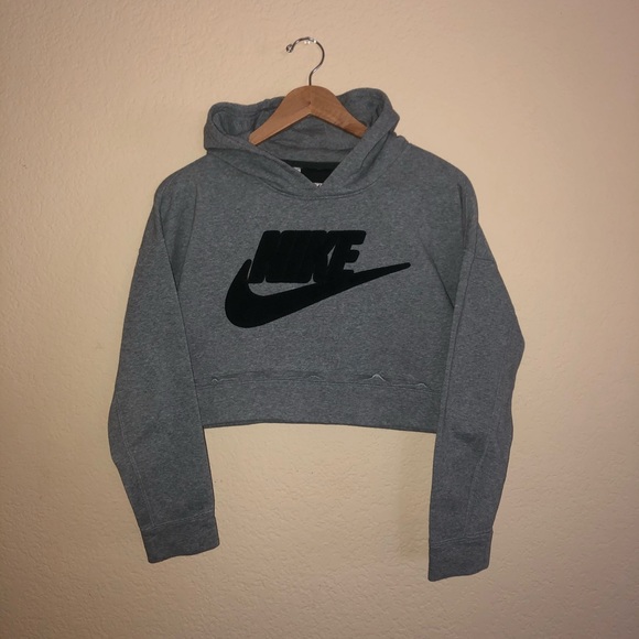 Nike Tops - Nike Crop Top Hoodie